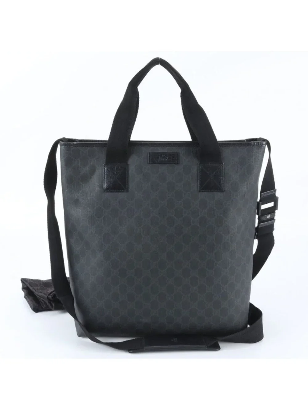 Gucci GG Supreme Leather 2-Way Shoulder Bag Crossbody Messenger Business